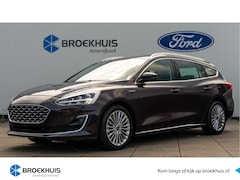 Ford Focus Wagon - 1.0 EcoBoost 125PK Vignale | Lederen bekleding | Trekhaak | Adaptieve cruise control | Ele