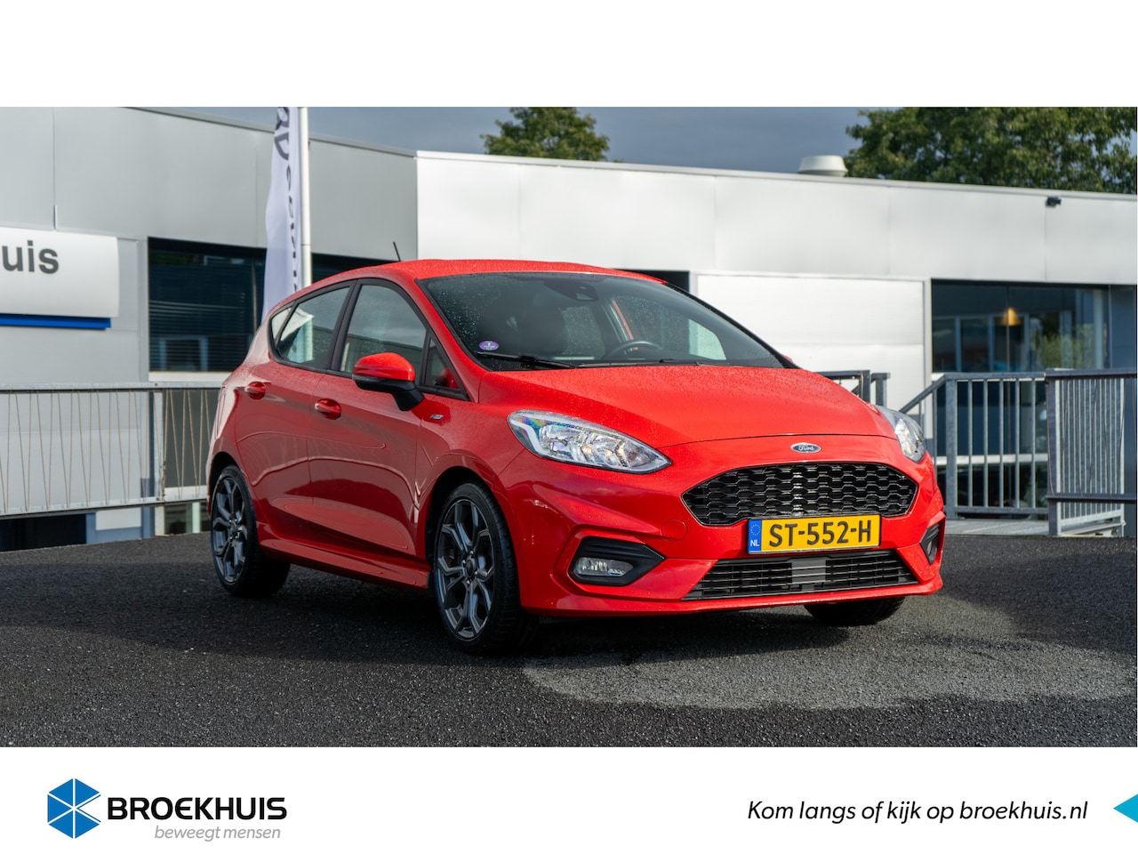 Ford Fiesta - 1.0EB ST-Line 100PK | Winterpack | Carplay | Cruise | Clima | LMV - AutoWereld.nl