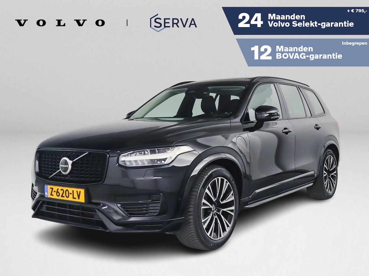 Volvo XC90 - T8 Recharge AWD Ultimate Dark | Luchtvering | Bowers & Wilkins | Panoramadak | 360º Camera - AutoWereld.nl