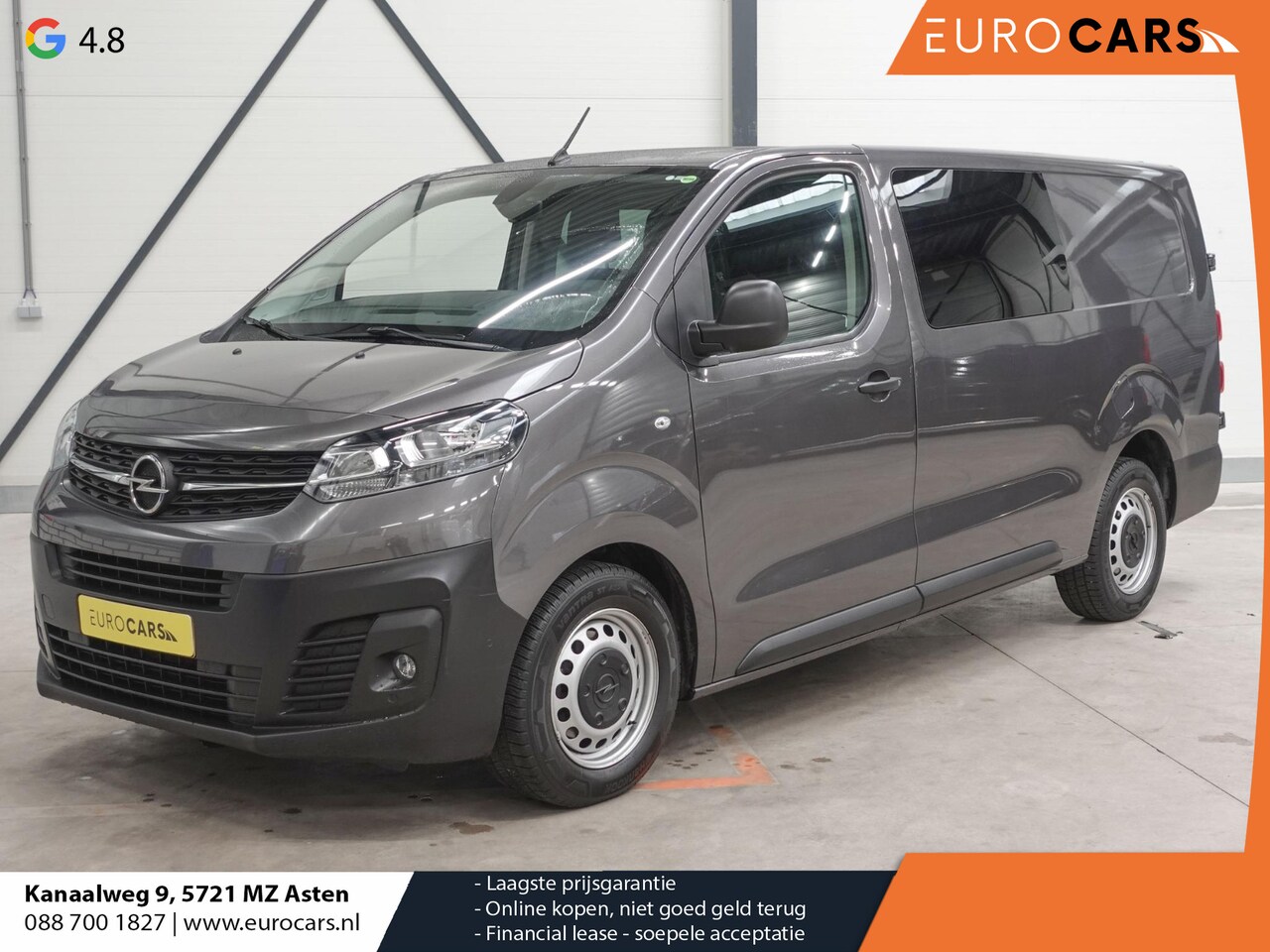 Opel Vivaro - 2.0 CDTI L3H1 Dubbele Cabine Edition Navigatie Camera PDC Airco App connect Trekhaak - AutoWereld.nl