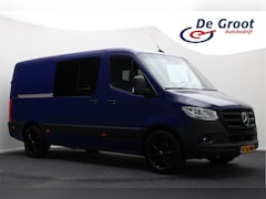 Mercedes-Benz Sprinter - 314 CDI Aut. L2H1 DC 6-zits Leer, Camera, Apple Carplay, Standkachel, Cruise, Airco, Trekh