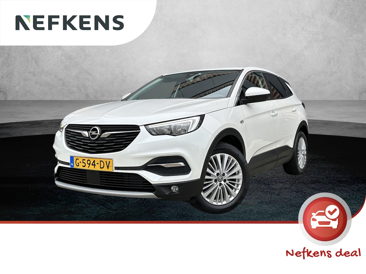 Opel Grandland X - 130pk Turbo Innovation (1ste eig./Camera/Electr.klep/Keyless/GOED onderh.!/18"LMV/Dodehoek - AutoWereld.nl