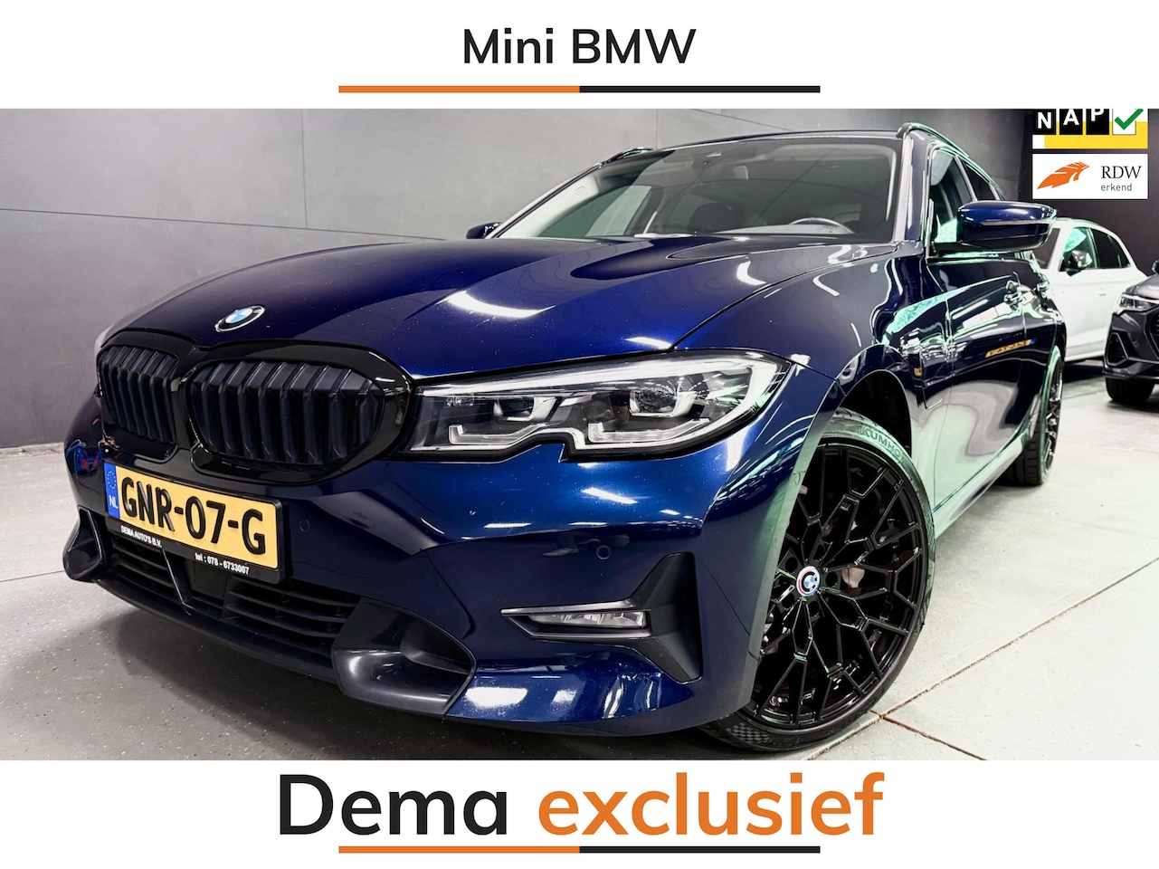 BMW 3-serie Touring - 330e xDrive High Executive SPORT 19'' LEDER/NAVI/CAM/DAB/CARPLAY - AutoWereld.nl