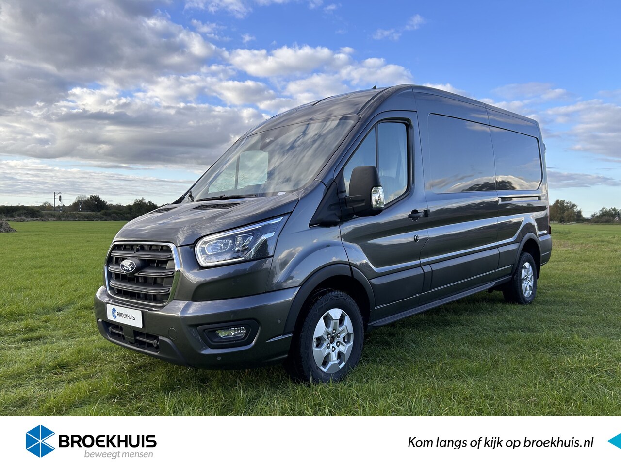 Ford Transit - 350 2.0 TDCI L3H2 Limited | € 7.080,- voorraadvoordeel | Keyless Entry | Trekhaak | Reserv - AutoWereld.nl