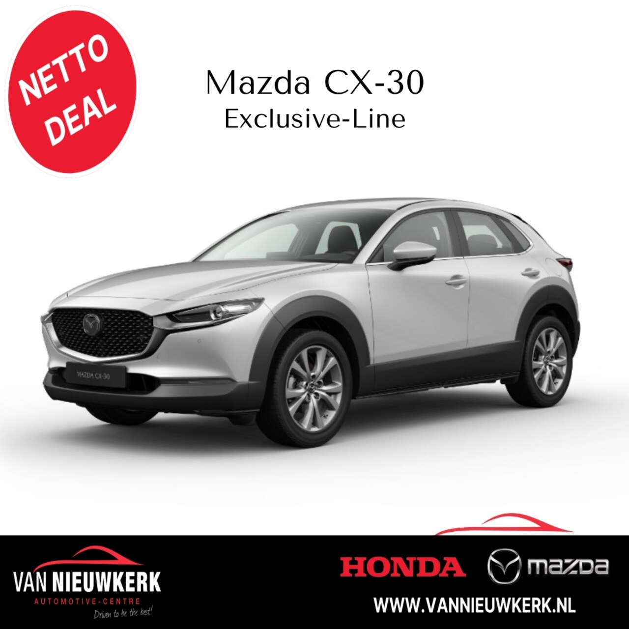 Mazda CX-30 - E-Skyactiv X 186pk M Hybrid Aut Exclusive-Line - AutoWereld.nl