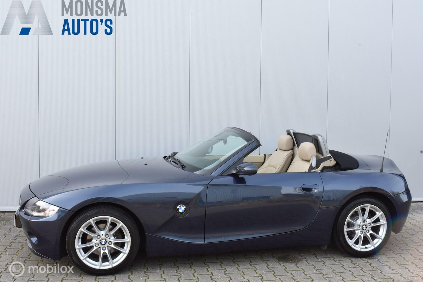 BMW Z4 Roadster - 2.2i 2005 Toledoblau Leder Xenon Stoelverwarming *Compl. historie! - AutoWereld.nl