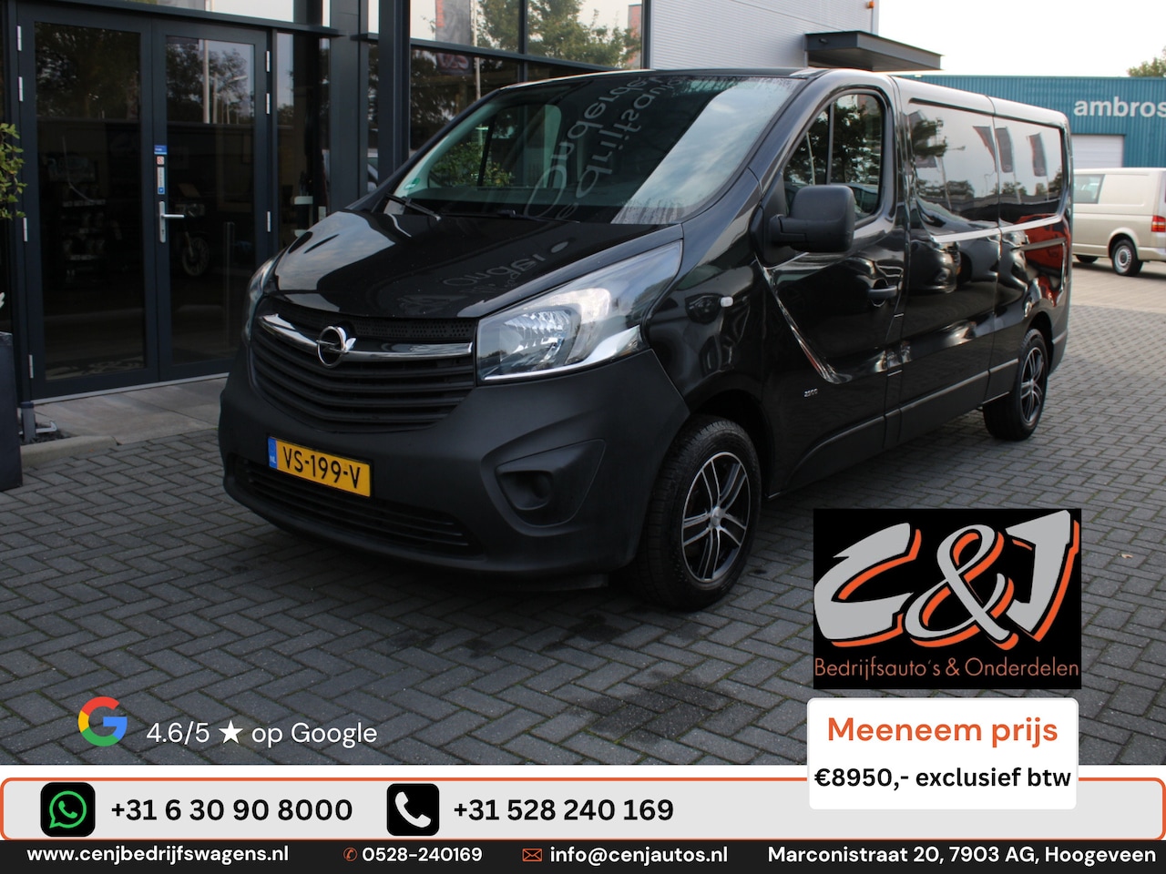 Opel Vivaro - 1.6 CDTI L2H1 Sport EcoFlex airco navi cruise 299,- p/md - AutoWereld.nl