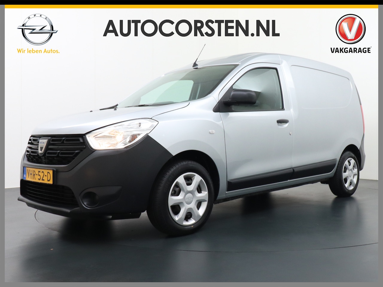 Dacia Dokker - 1.5DCi 75PK Airco Navi Trekhaak Schuifdeur Cruise Control PDC DAB Betonplex Vloer Lat om L - AutoWereld.nl