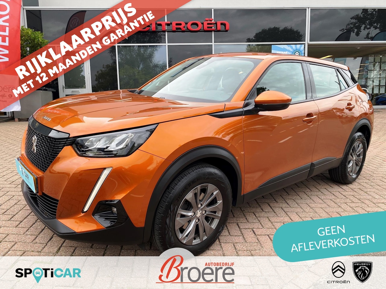 Peugeot 2008 - 1.2 130pk Active | parkeersensoren, navigatie, 16 inch velgen, bluetooth, apple, android, - AutoWereld.nl