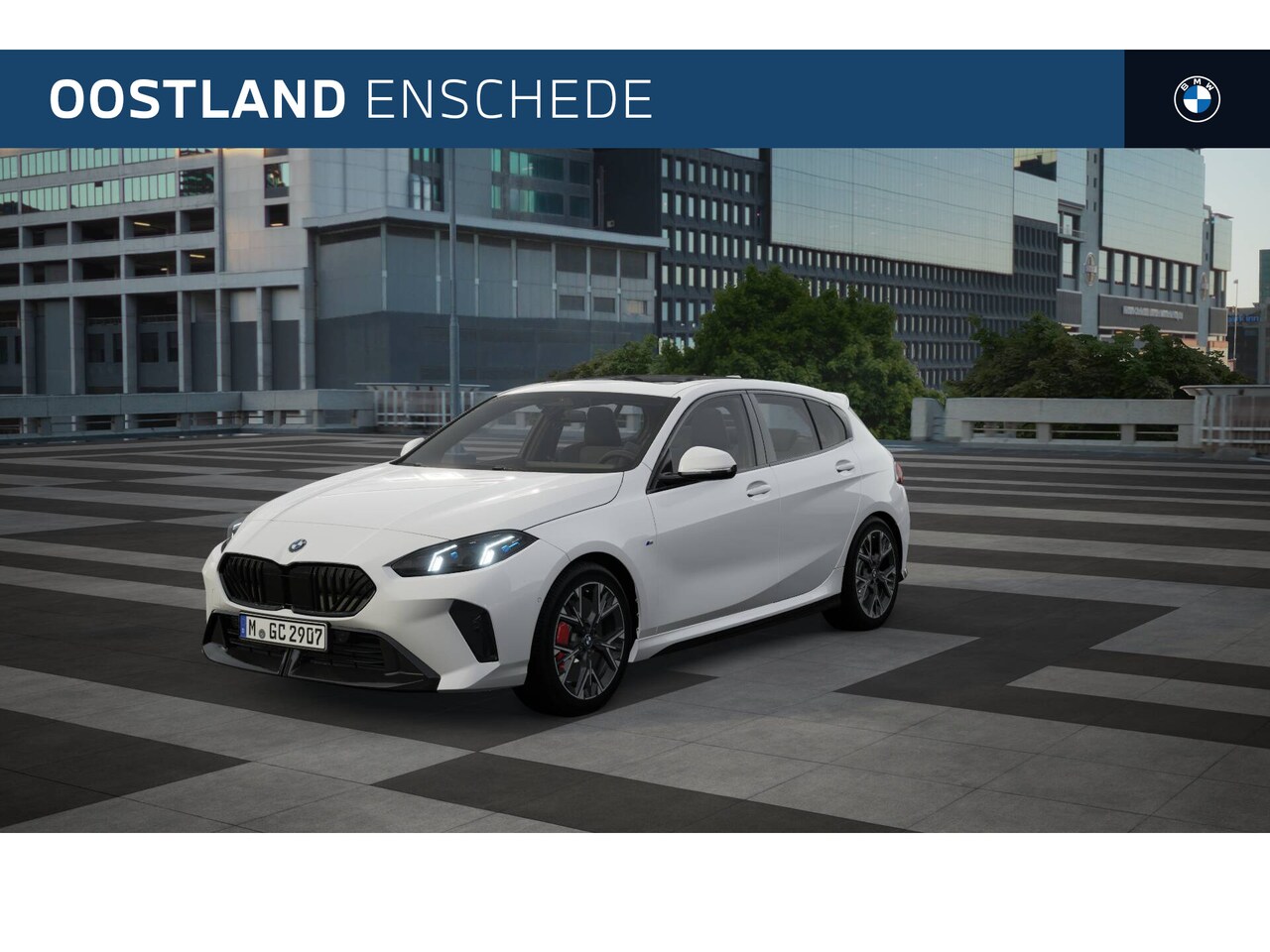 BMW 1-serie - 120 M Sport Automaat / Panoramadak / Sportstoelen / Adaptieve LED / M Adaptief onderstel / - AutoWereld.nl