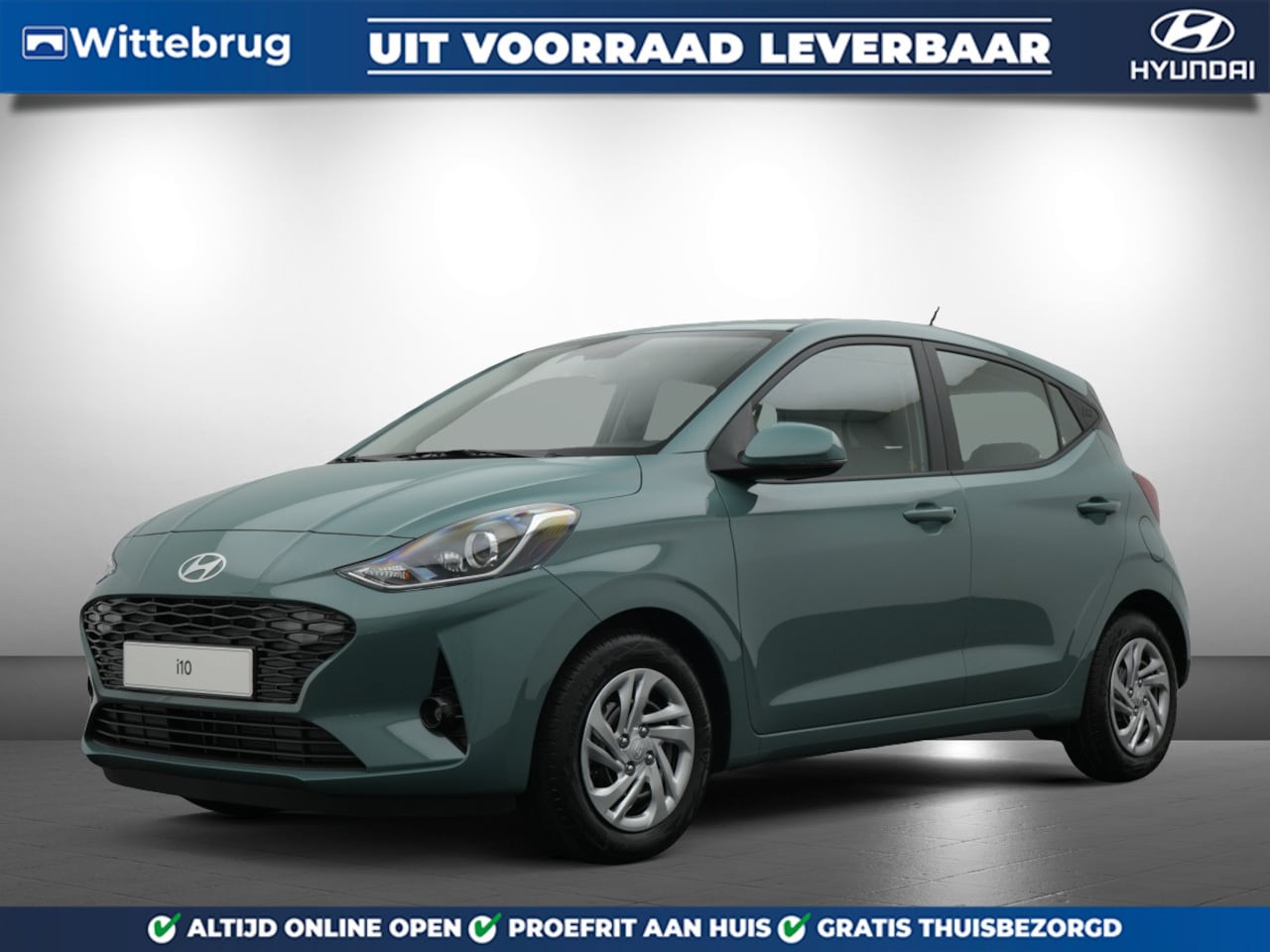 Hyundai i10 - 1.0 Premium Met Navigatie, Climate Control en Camera Uit voorraad leverbaar! - AutoWereld.nl