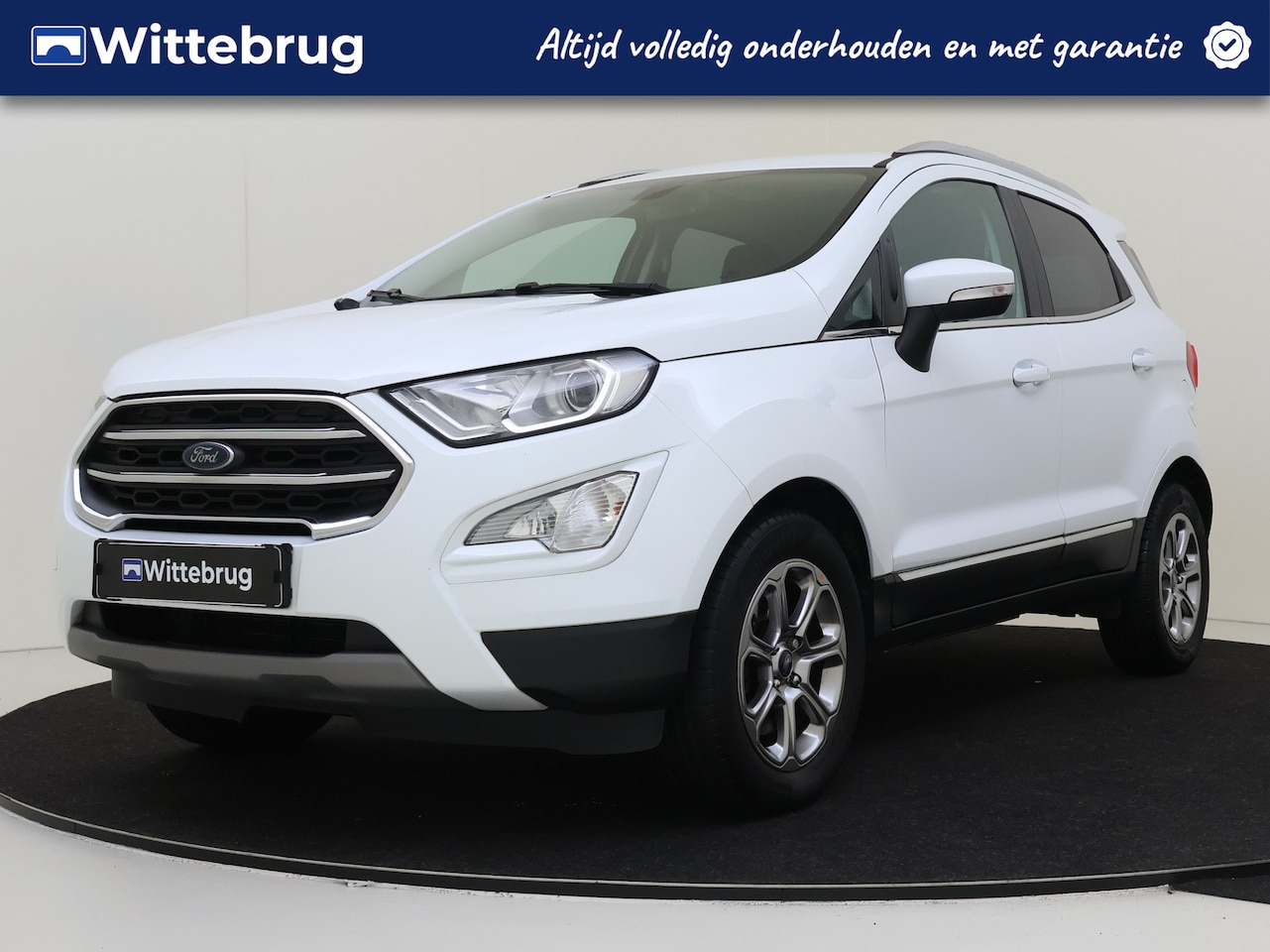 Ford EcoSport - 1.0 EcoBoost Titanium 126 pk Automaat | Navigatie | Parkeerhulp Achter | Lichtmetalen Velg - AutoWereld.nl