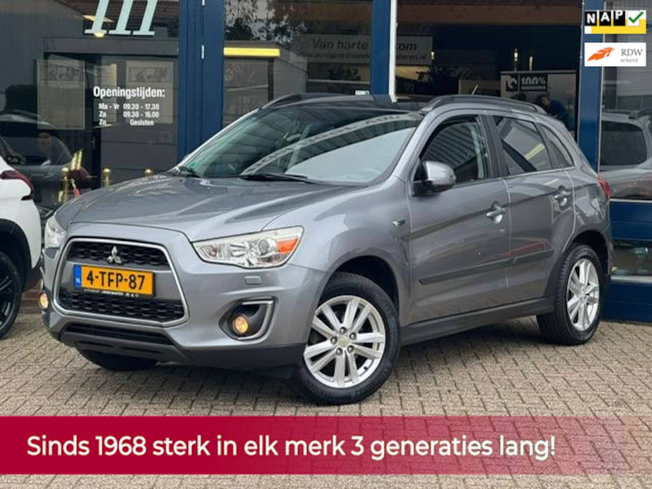 Mitsubishi ASX - 1.6 Cleartec Intense! NL AUTO NAP! Pano l Navi l Cruise l Airco l LMV! 1e eigenaar l Deale - AutoWereld.nl