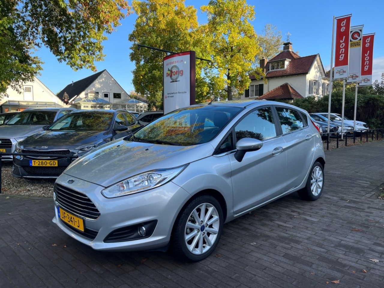 Ford Fiesta - 1.0 ECOBOOST TITANIUM / AIRCO / LED / RADIO-CD / 16'' LM-VELGEN - AutoWereld.nl