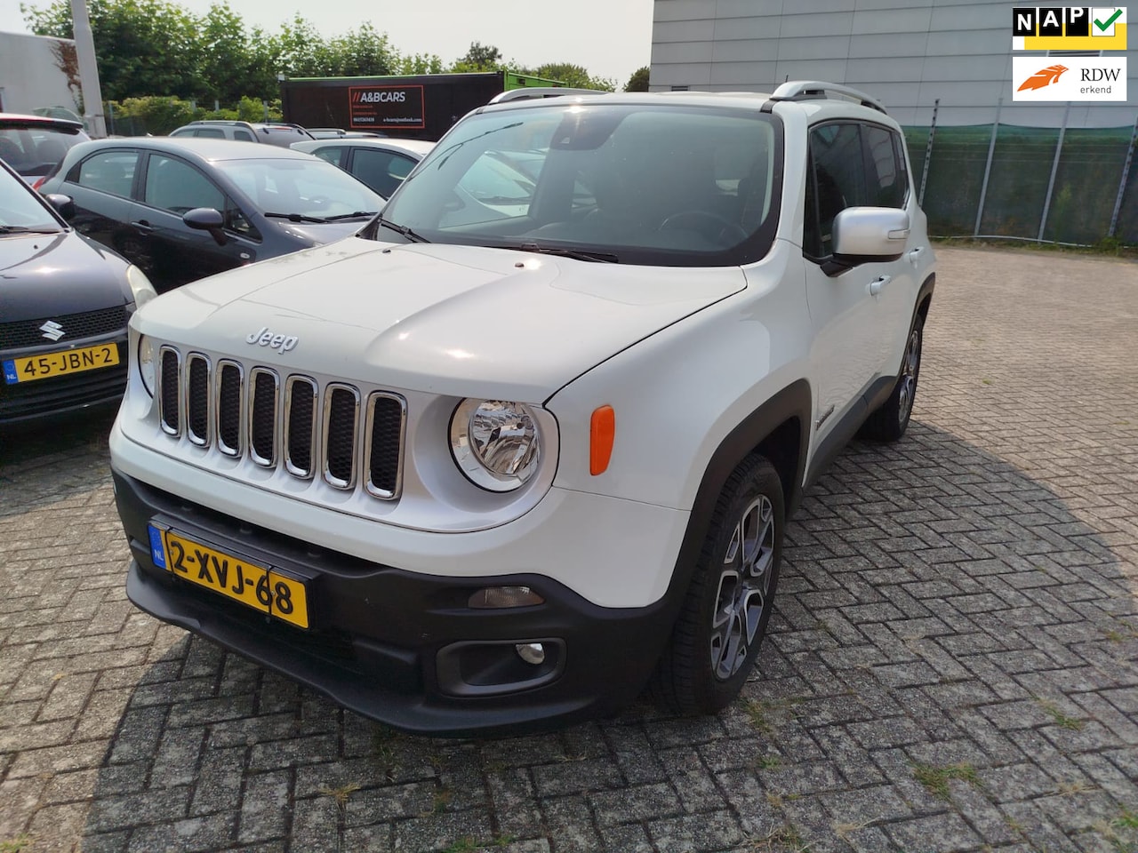 Jeep Renegade - 1.4 MultiAir TURBO/NAP/VOL OPTIE/LEER - AutoWereld.nl