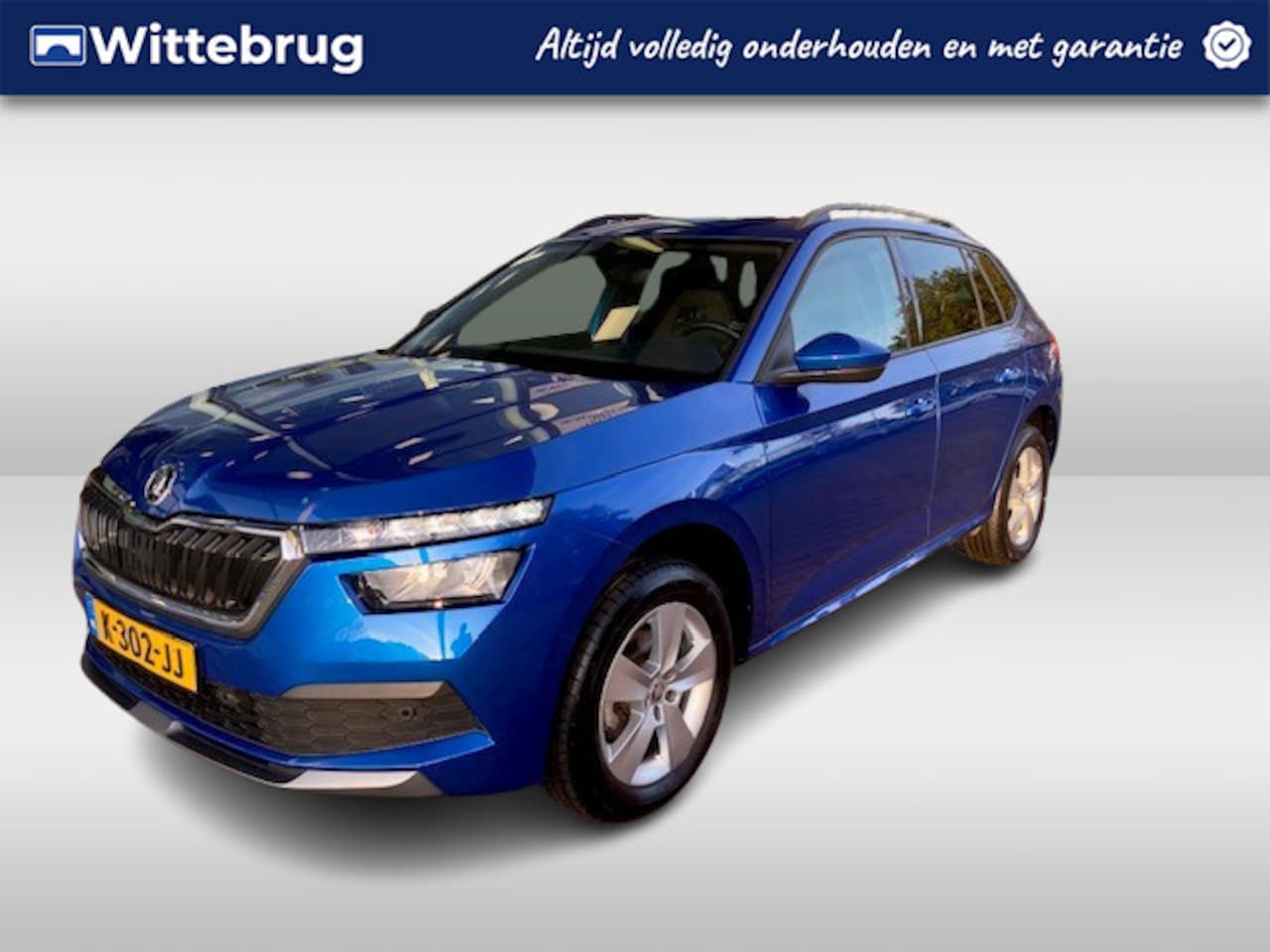 Skoda Kamiq - 1.0 TSI Sport Business DSG/ Metallic/ Led/  Climatronic/ APP/ Parkeersensor V. + A./   16 - AutoWereld.nl