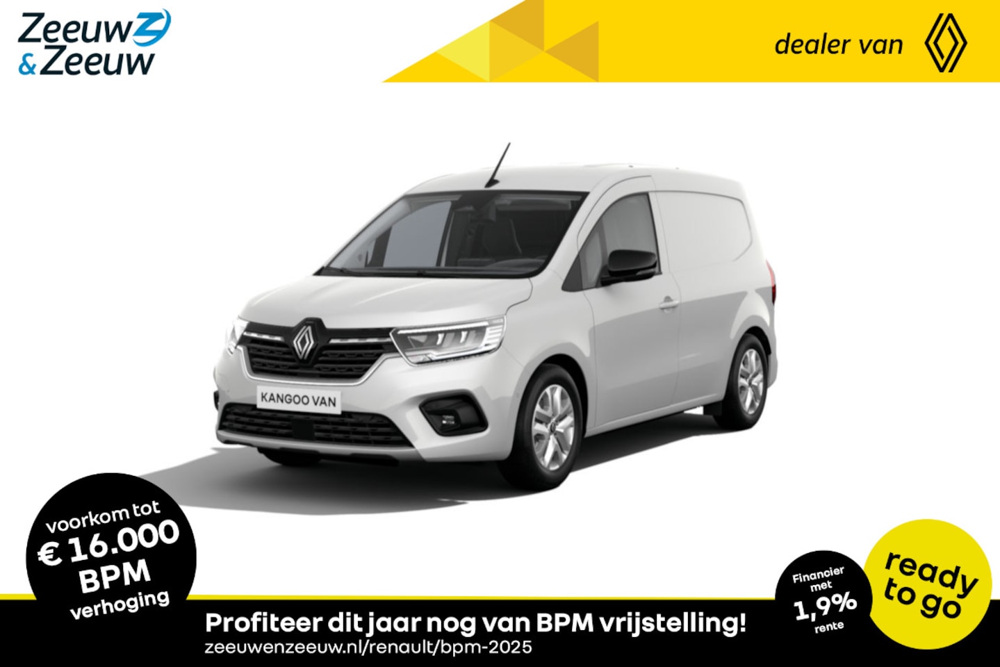 Renault Kangoo - 1.5 Blue dCi 75 Comfort L1 | NU uit voorraad leverbaar met aantrekkelijk voordeel van 11%| - AutoWereld.nl