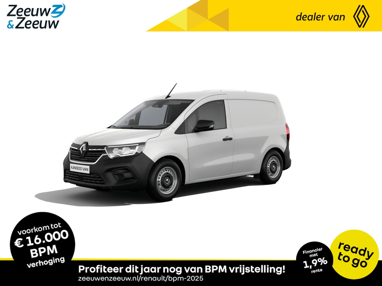 Renault Kangoo - 1.5 Blue dCi 75 Comfort L1 Nieuw te bestellen - AutoWereld.nl