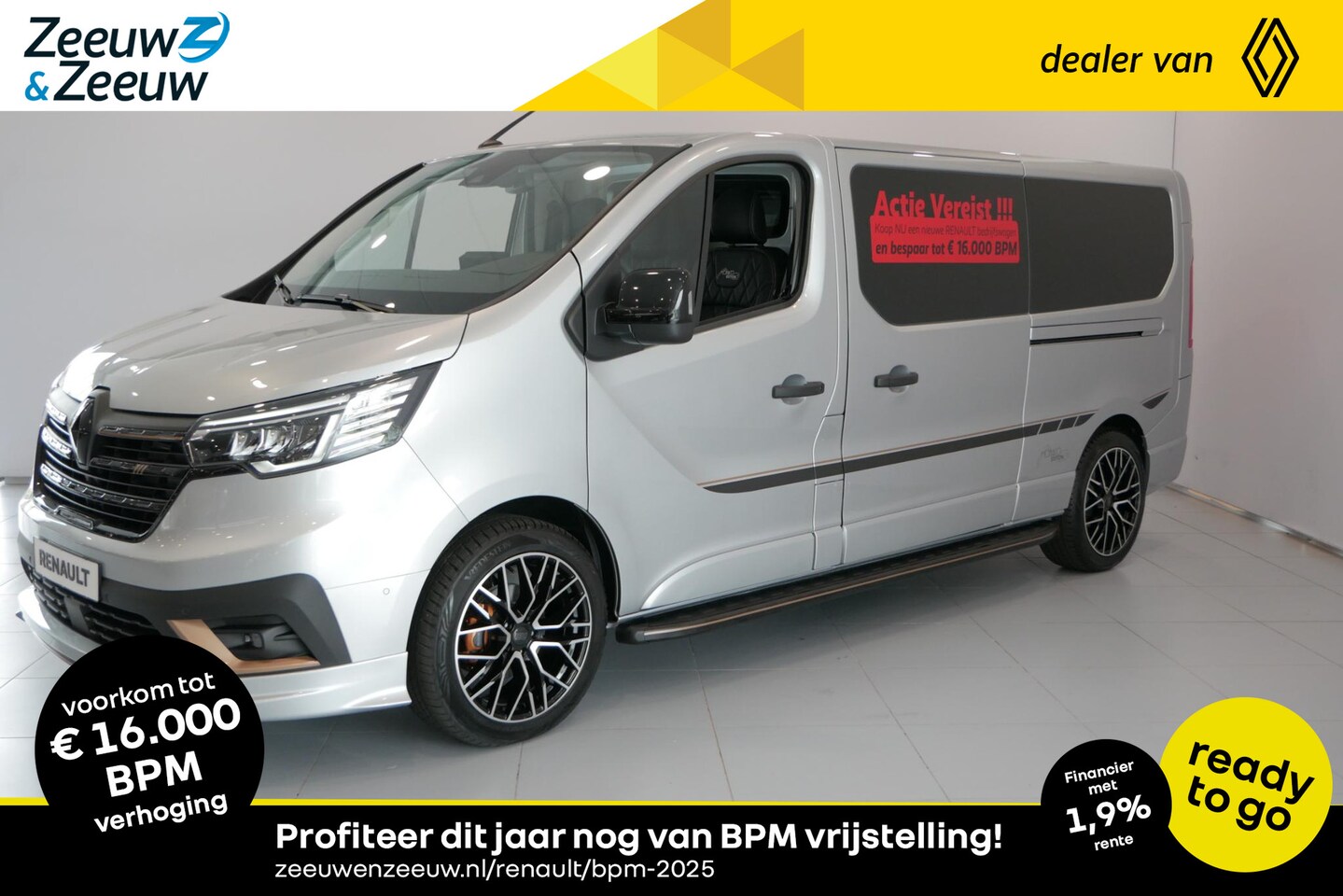 Renault Trafic - 2.0 Blue dCi 170 T30 L2H1 Extra Monaco Edition |  Special Edition alleen leverbaar bij Zee - AutoWereld.nl