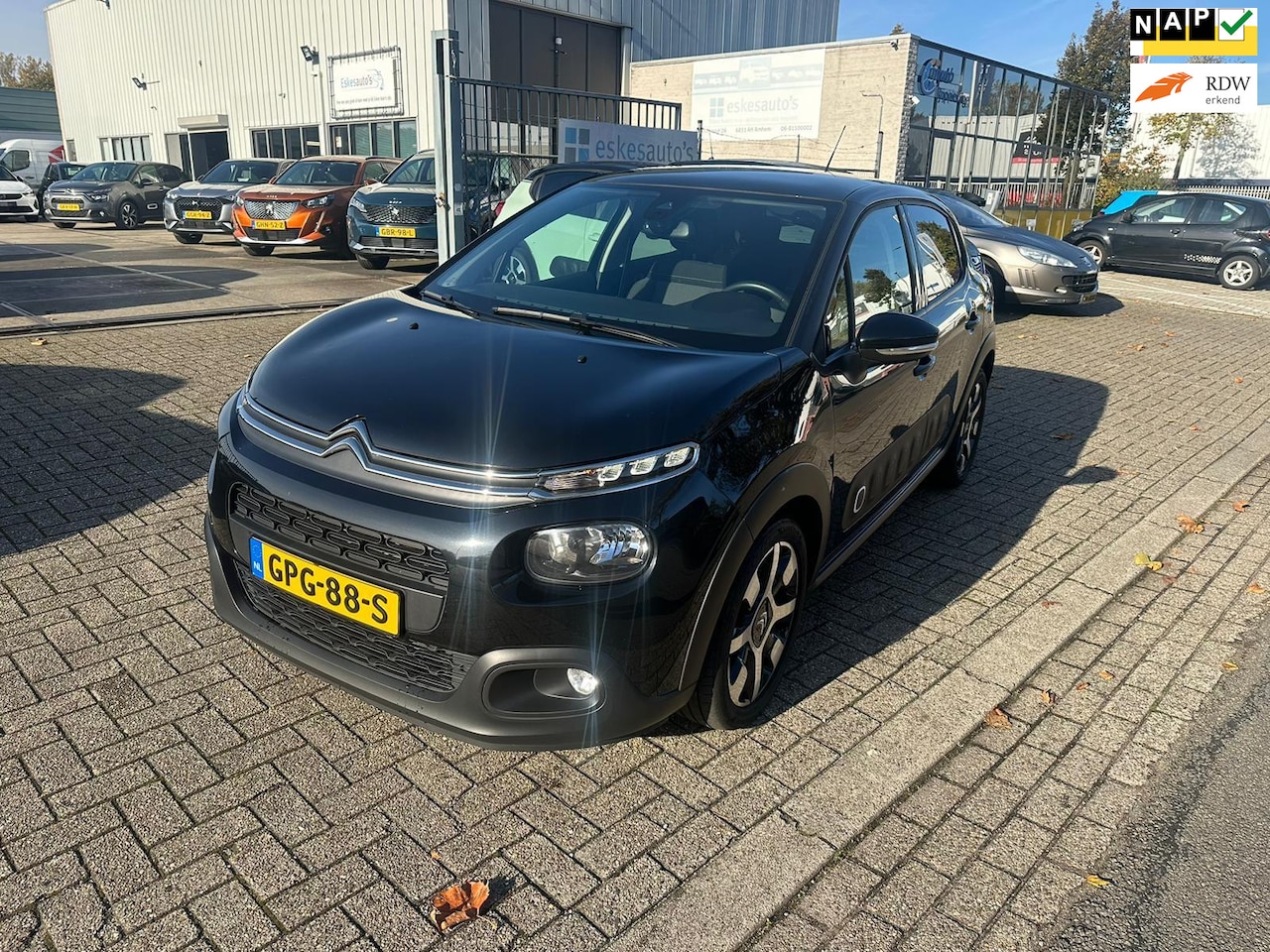 Citroën C3 - 1.2 PureTech Shine 1.2 PureTech Shine, Automaat, Pano, 12mnd Garantie - AutoWereld.nl