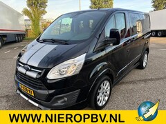 Ford Transit Custom - 2.0TDCI L1H1 Dubbelcabine Dubbele Schuifdeur Airco Navi Cruisecontrol Trekhaak EURO 6