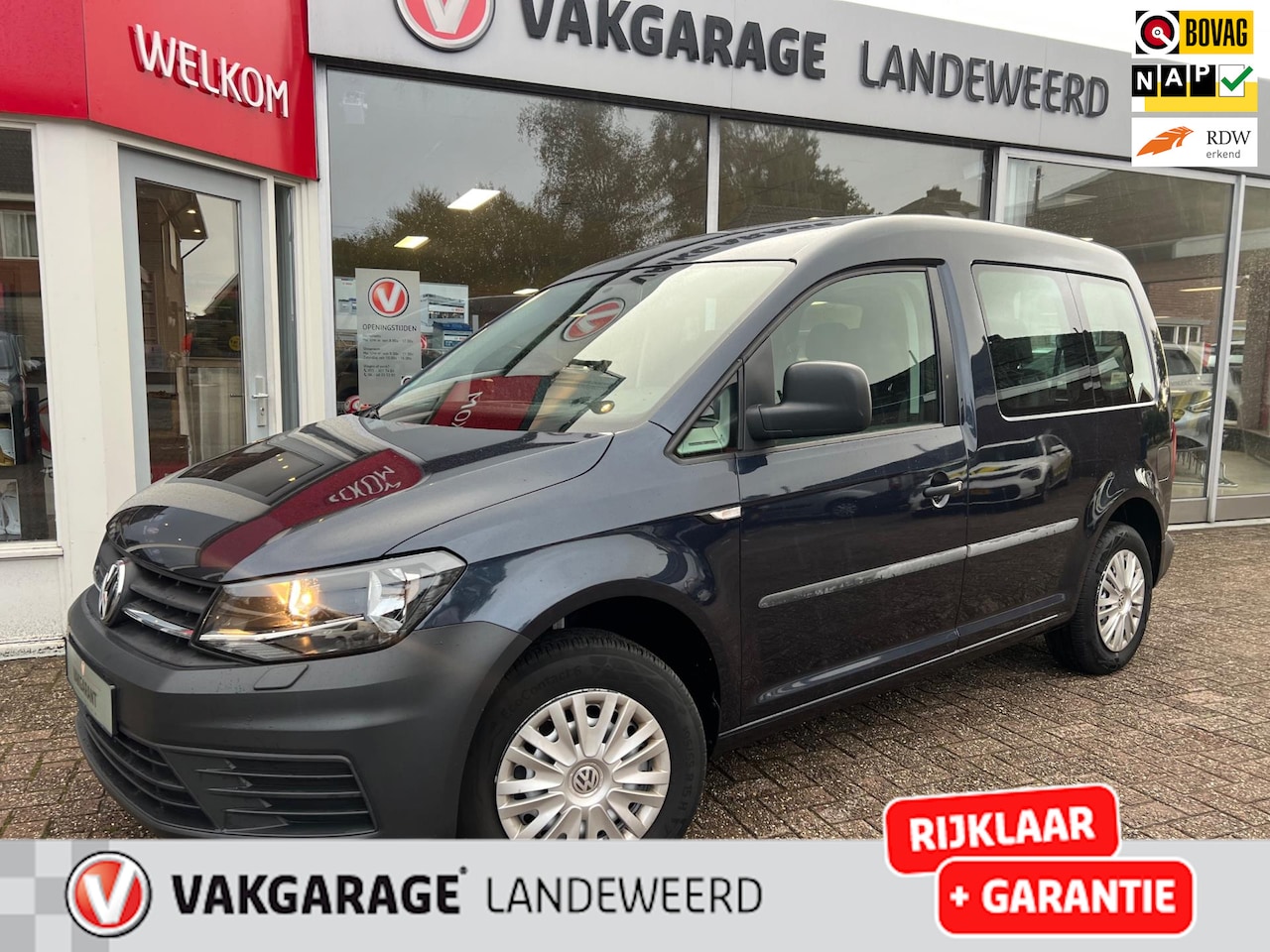 Volkswagen Caddy - 1.0 TSI Trendline 1.0 TSI Trendline, 1e eigenaar, trekhaak, leder, navi, trekhaak, rijklaar! - AutoWereld.nl