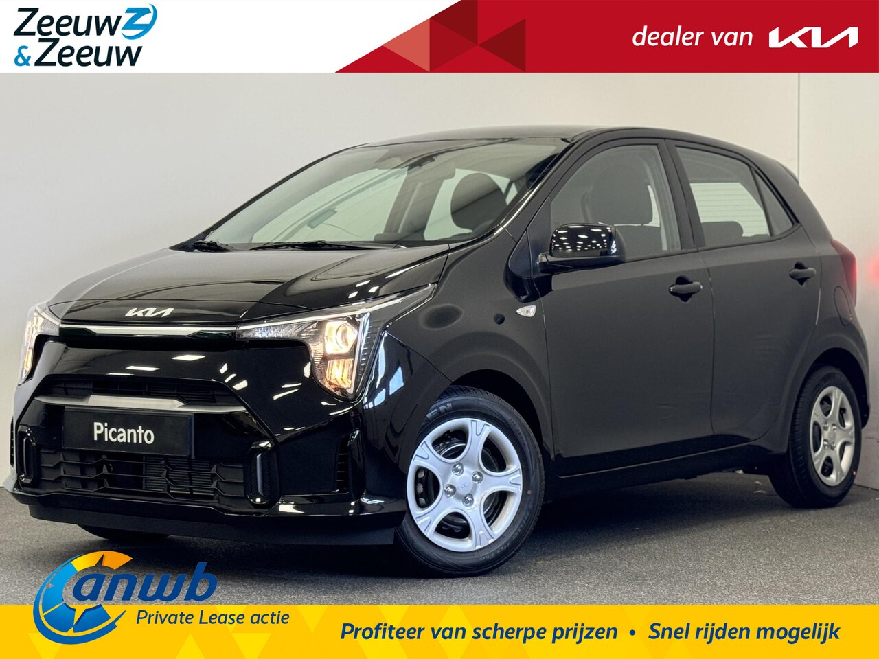 Kia Picanto - 1.0 DPI DynamicLine | Private Lease vanaf € 249,- p.m. | 1250,- korting! | Navigatie | App - AutoWereld.nl