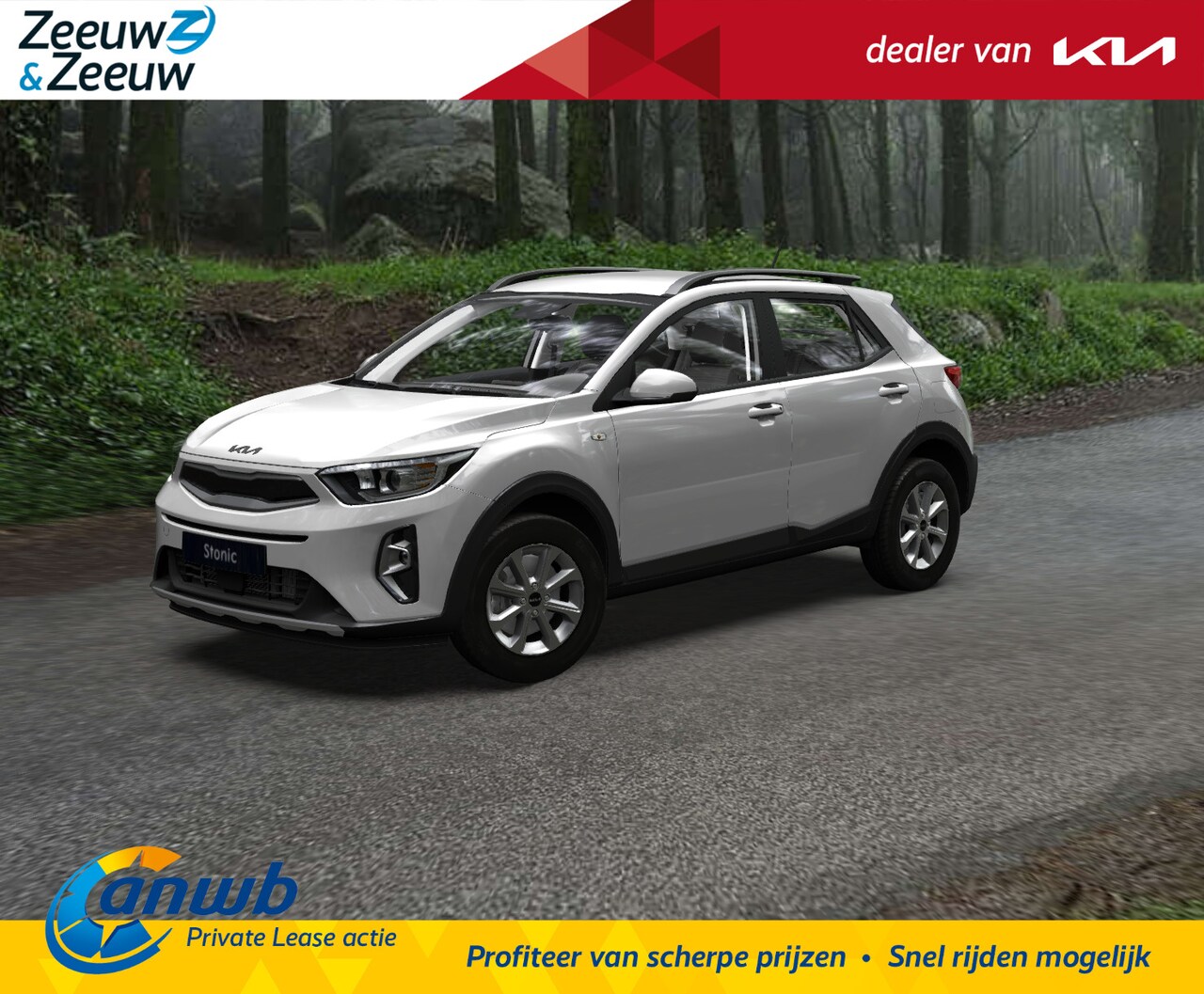 Kia Stonic - 1.0 T-GDi MHEV ComfortLine | € 2.000,- korting| Private lease van € 349,- p.m. | Camera | - AutoWereld.nl