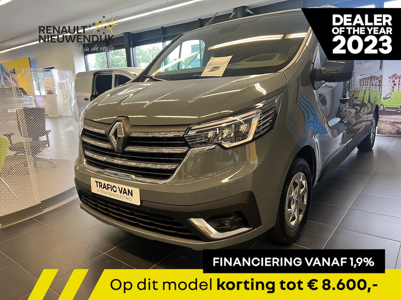 Renault Trafic E-Tech - Gesloten Bestel L2H1 Electric 120 1AT Comfort | Airconditioning | C-Shape LED dagrijverlic - AutoWereld.nl