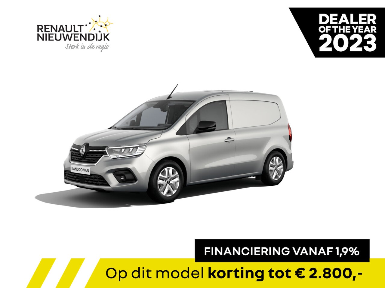 Renault Kangoo - Gesloten Bestel L1H1 Blue dCi 115 6MT Extra | Achteruitrijcamera | Blind Spot Warning | El - AutoWereld.nl