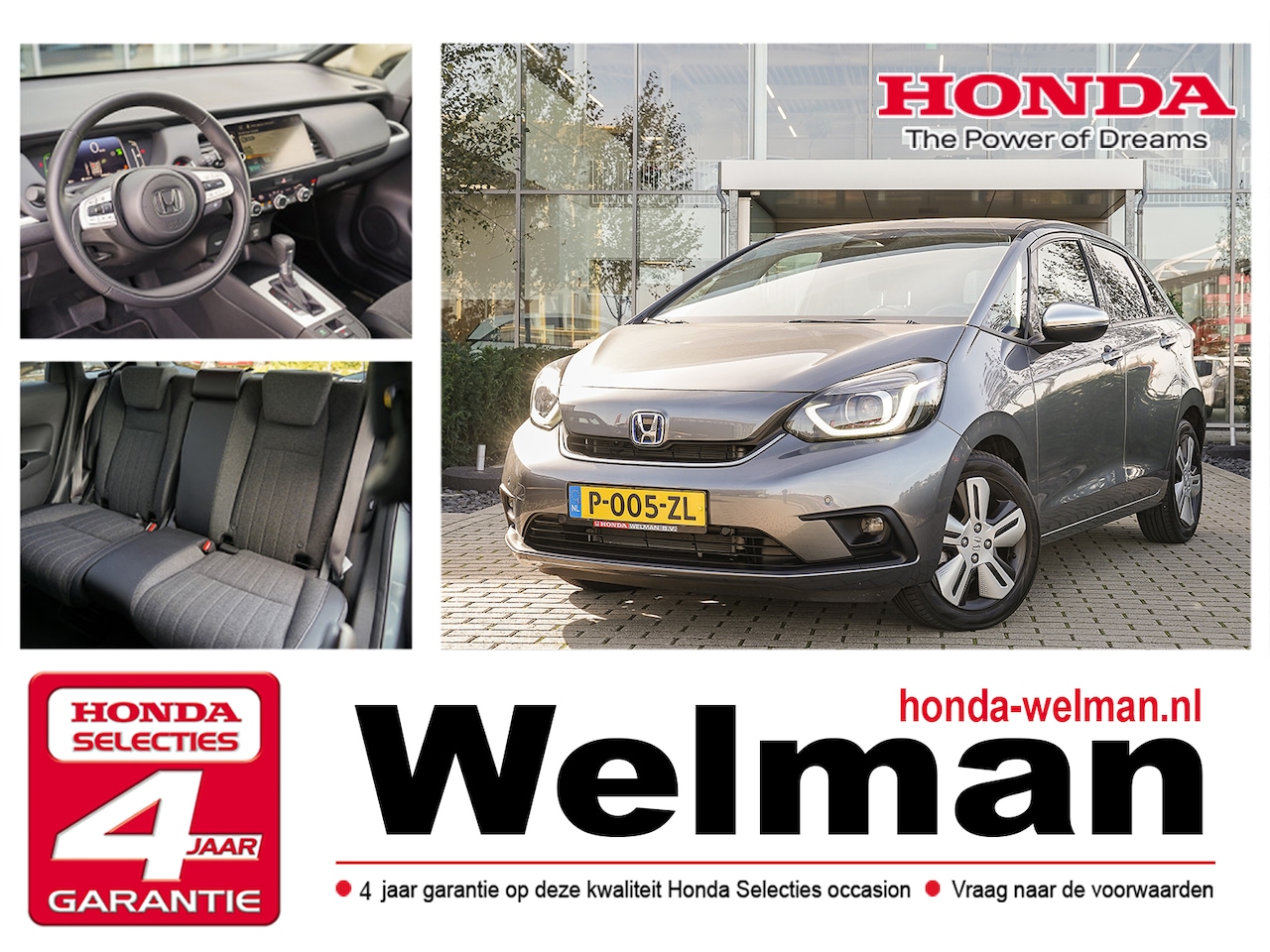 Honda Jazz - 1.5i e:HEV EXECUTIVE - AUTOMAAT - CAMERA - AutoWereld.nl