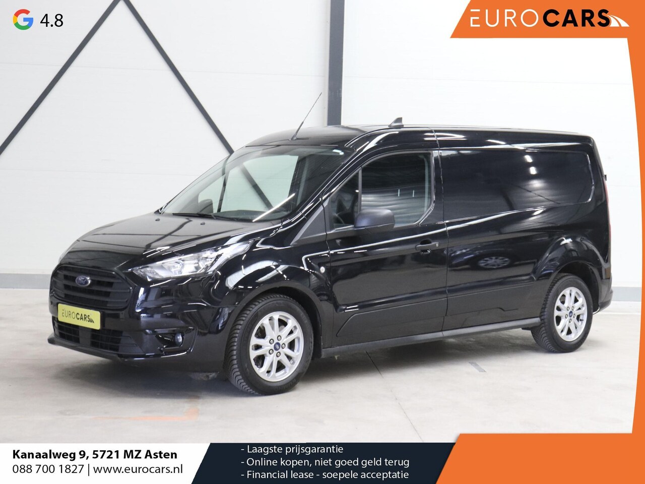 Ford Transit Connect - 1.5 EcoBlue Aut. L2 Trend Automaat Navi Airco Parkeersensoren Cruise Control 3Zits Camera - AutoWereld.nl