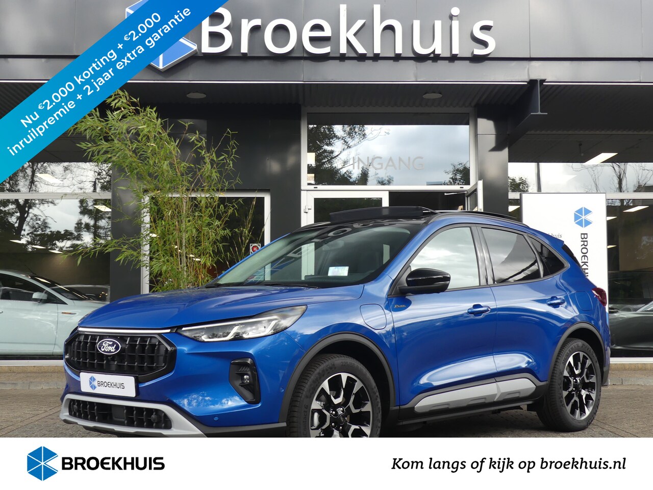 Ford Kuga - 2.5 PHEV 243PK Active X | Winterpack | 19"LMV | Technology Pack | Panoramadak | 2100KG Tre - AutoWereld.nl