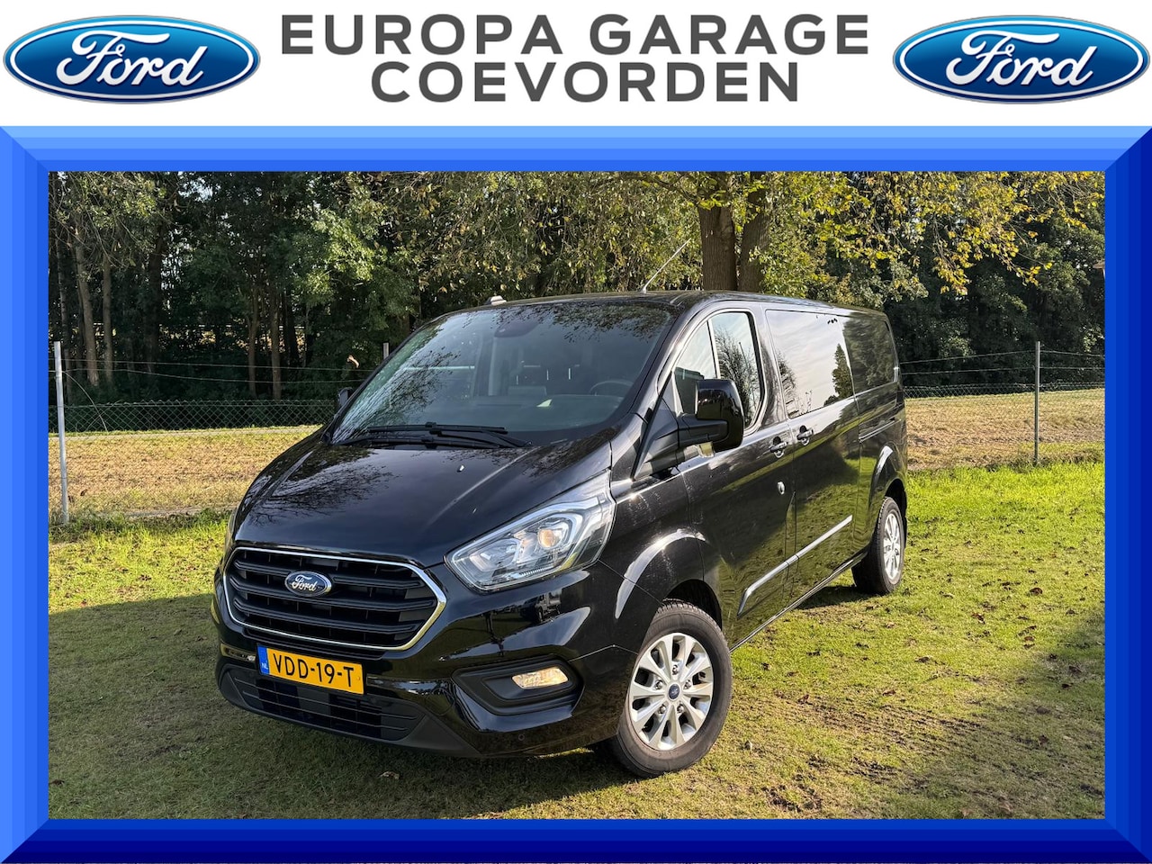 Ford Transit Custom - 300 2.0 TDCI AUTOMAAT L2H1 Limited DC | TREKHAAK | WINTERPACK | NAVI | AIRCO | - AutoWereld.nl