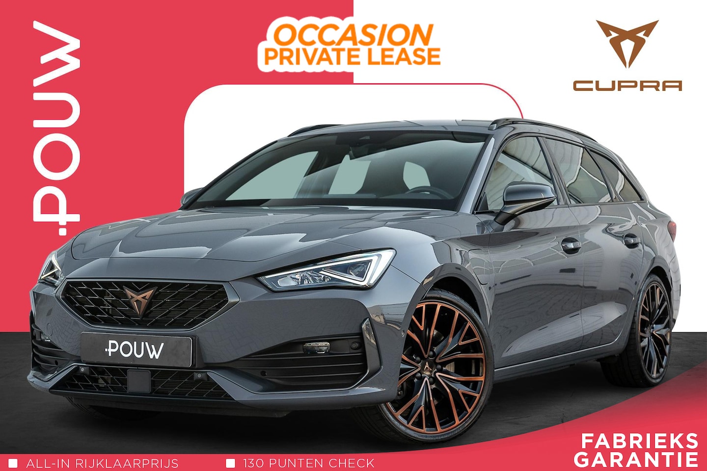 CUPRA Leon Sportstourer - 1.4 e-Hybrid 245pk DSG VZ | SoH 97% | Trekhaak | Elektrische Achterklep | Achteruitrijcame - AutoWereld.nl