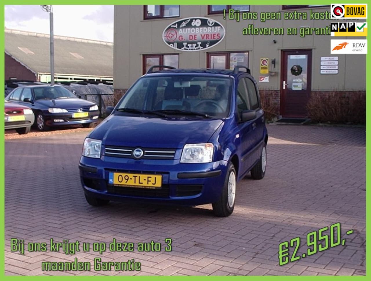 Fiat Panda - 1.2 Edizione Cool - Prijs inclusief 3 maanden garantie en afleveren - - AutoWereld.nl