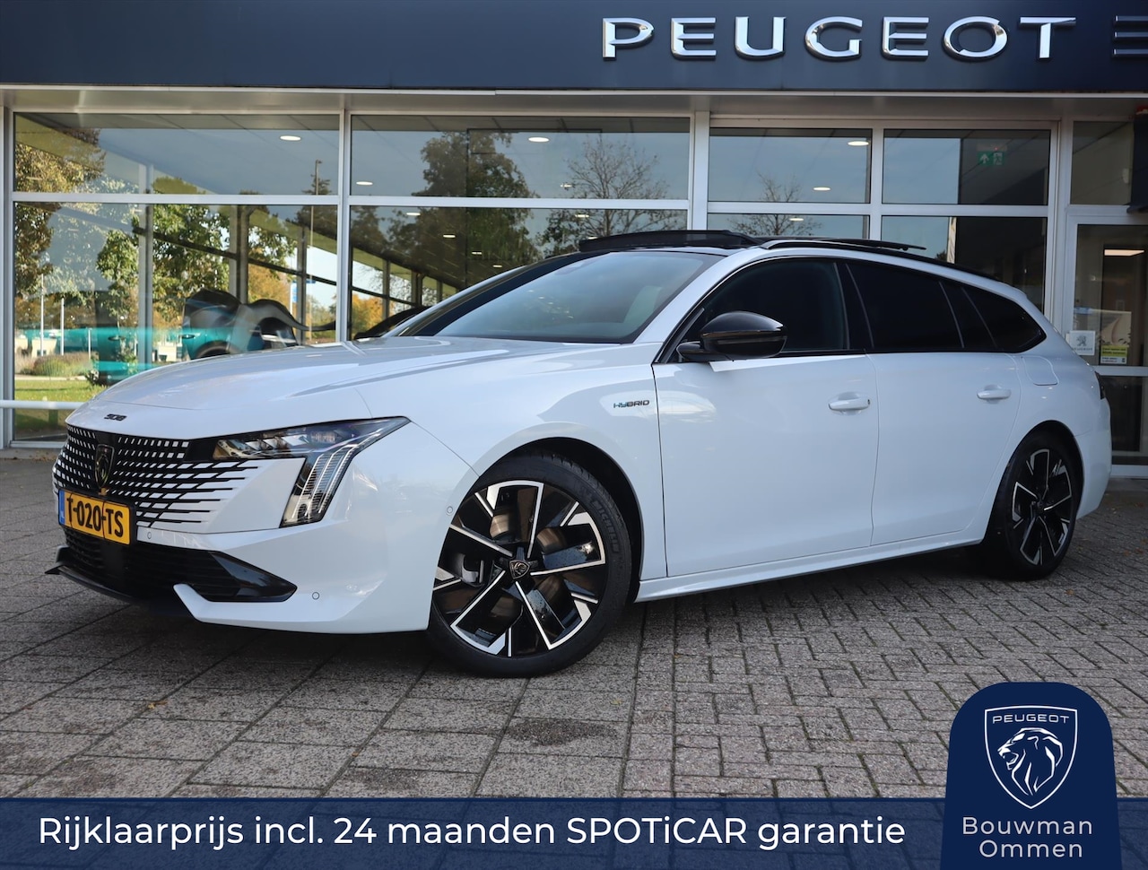 Peugeot 508 SW - GT HYbrid 225pk e-EAT8 Automaat, Rijklaarprijs, Leder 7,4 kW lader FOCAL Panoramisch schui - AutoWereld.nl