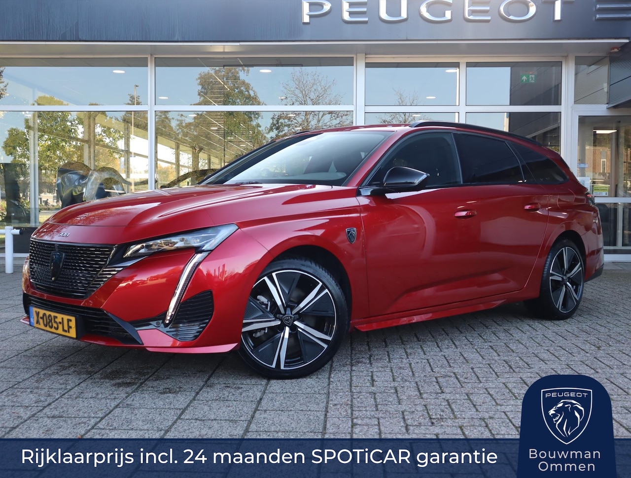 Peugeot 308 SW - GT HYbrid 180pk e-EAT8 automaat, Rijklaarprijs, FOCAL HiFi Handsfree achterklep 360° Camer - AutoWereld.nl