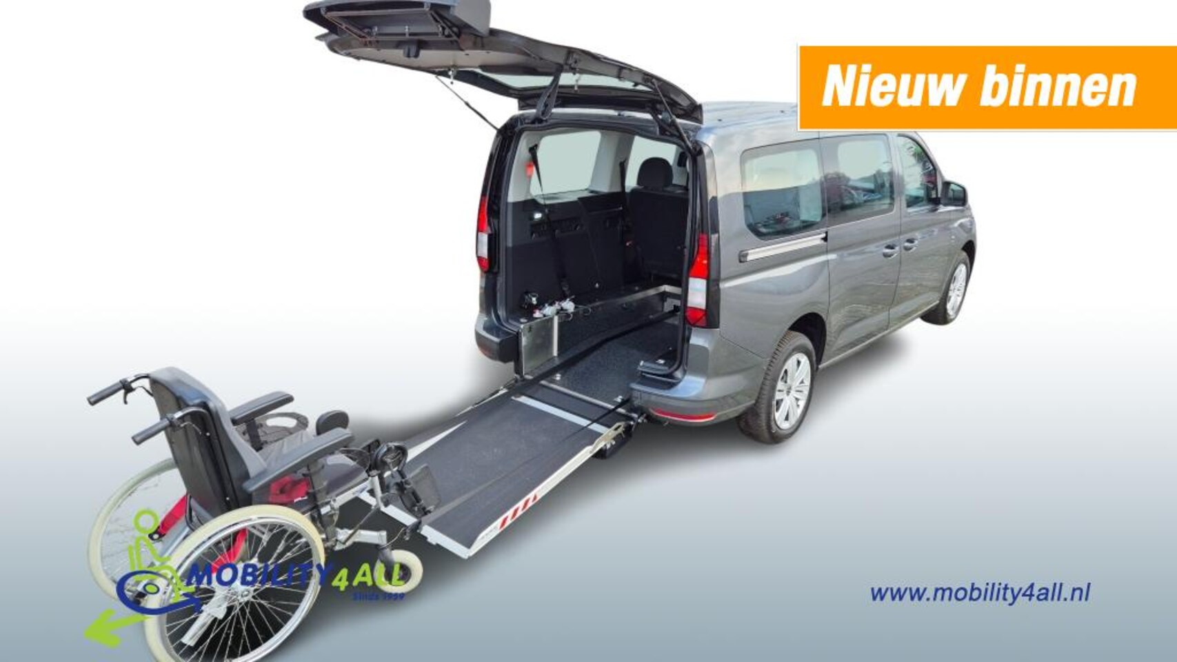 Volkswagen Caddy Maxi - DSG Rolstoelauto met DIGI- dachboard - AutoWereld.nl