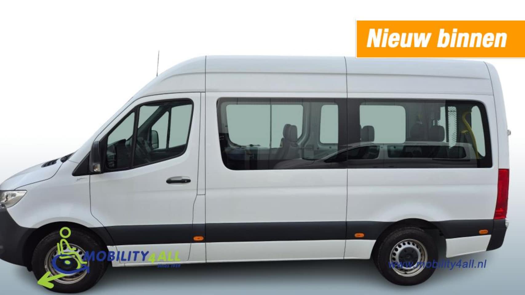 Mercedes-Benz Sprinter - 9-persoons Rolstoelbus INCLUSIEF BPM - AutoWereld.nl