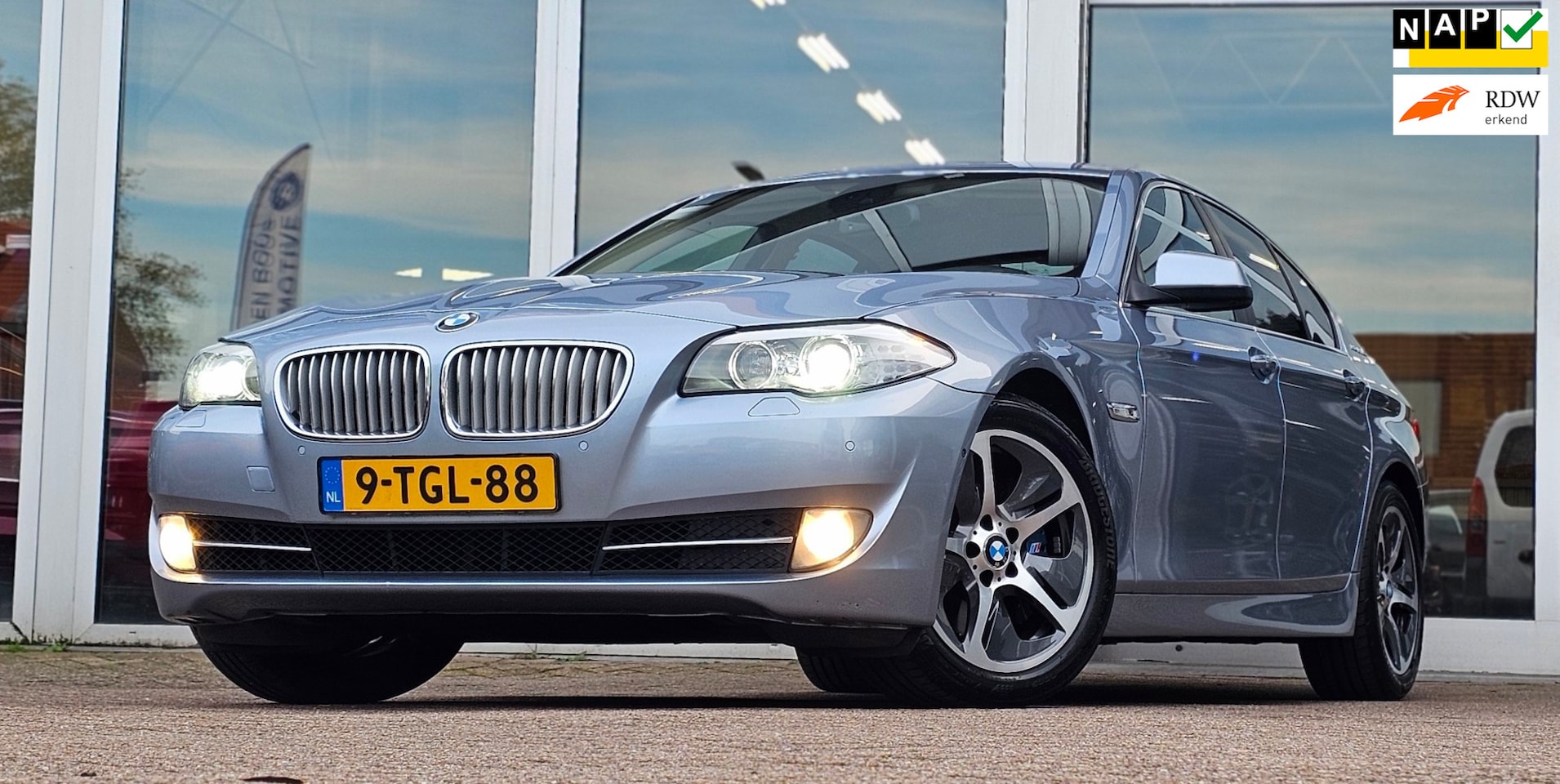 BMW 5-serie - 535i ActiveHybrid High Executive Xenon Headup Vol!! Mooi! - AutoWereld.nl