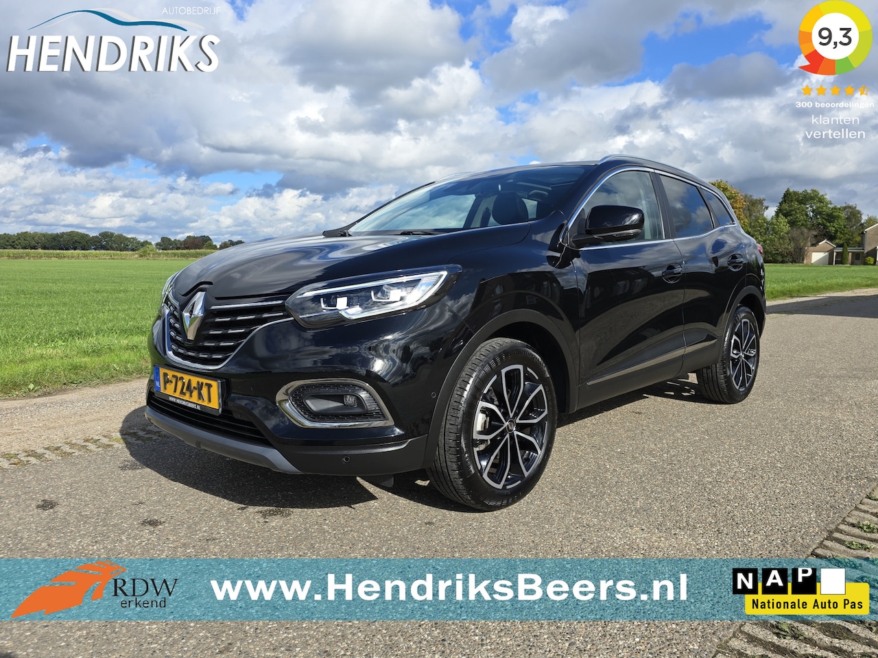 Renault Kadjar - 1.5 Blue dCi Black Edition - Euro 6 - 116 Pk - Navi - Stoelverw. - Panoramadak - - AutoWereld.nl