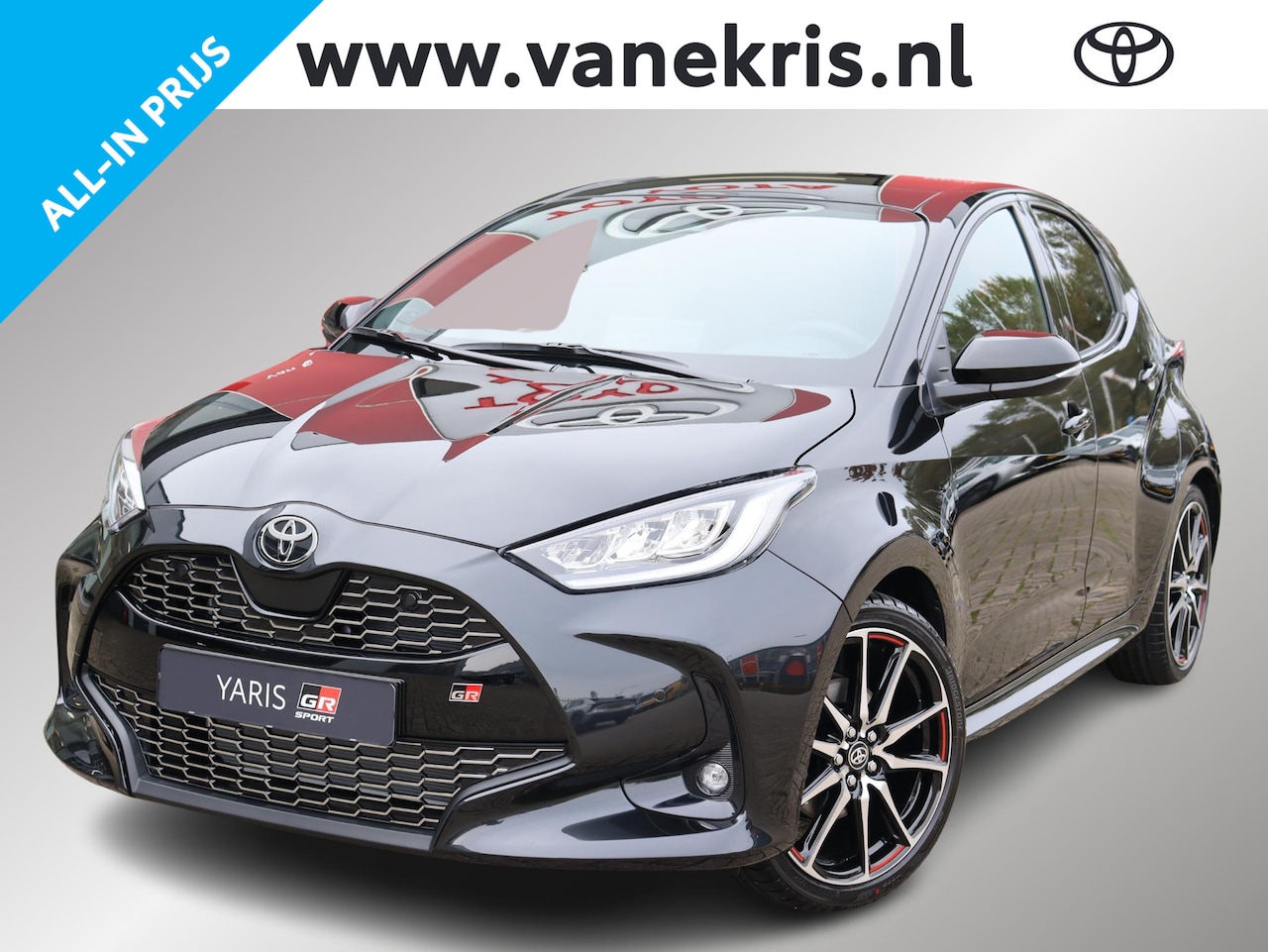 Toyota Yaris - 1.5 Hybrid 130 GR Sport Plus Pack, Panoramadak, Stoel-/stuurverwarming, Dodehoekdetectie, - AutoWereld.nl