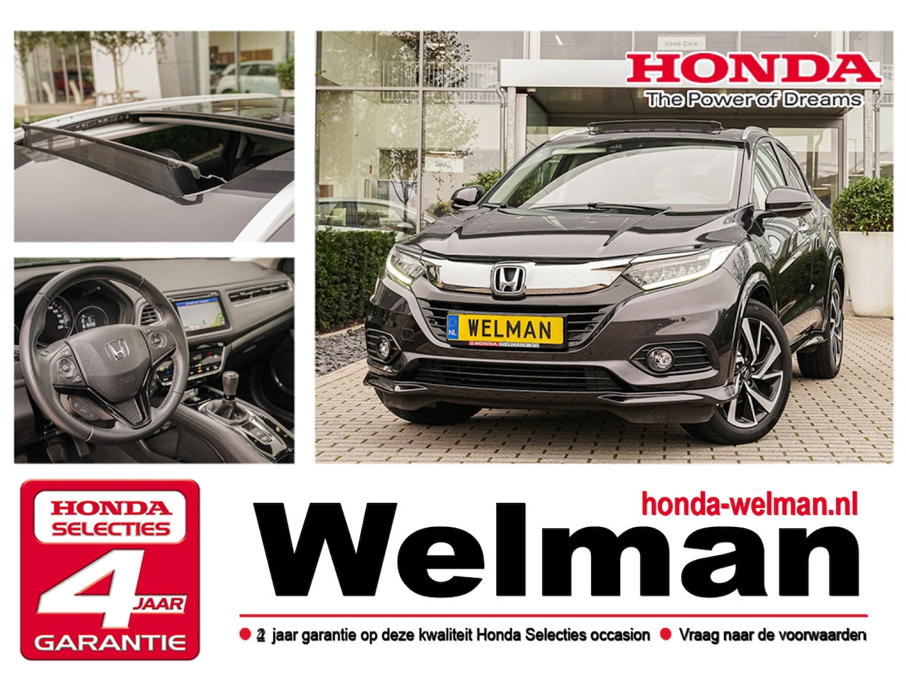 Honda HR-V - 1.5i V-TEC Executive - NAVIGATIE - PANORAMADAK - LED VERLICHTING - AutoWereld.nl