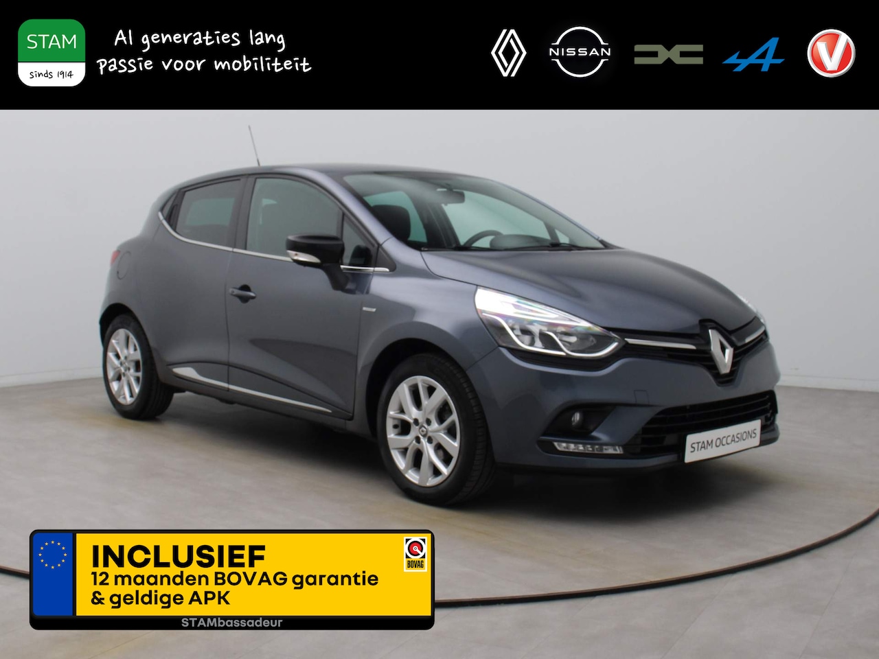 Renault Clio - TCe 90pk Limited Airco | Carplay | Navi | Parksens. achter - AutoWereld.nl