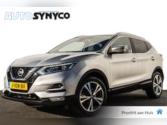 Nissan Qashqai - 1.3 DIG-T 140 Pk Tekna + | Panoramadak | Leder | Trekhaak | 360 Camera | Elektr. Stoelen |