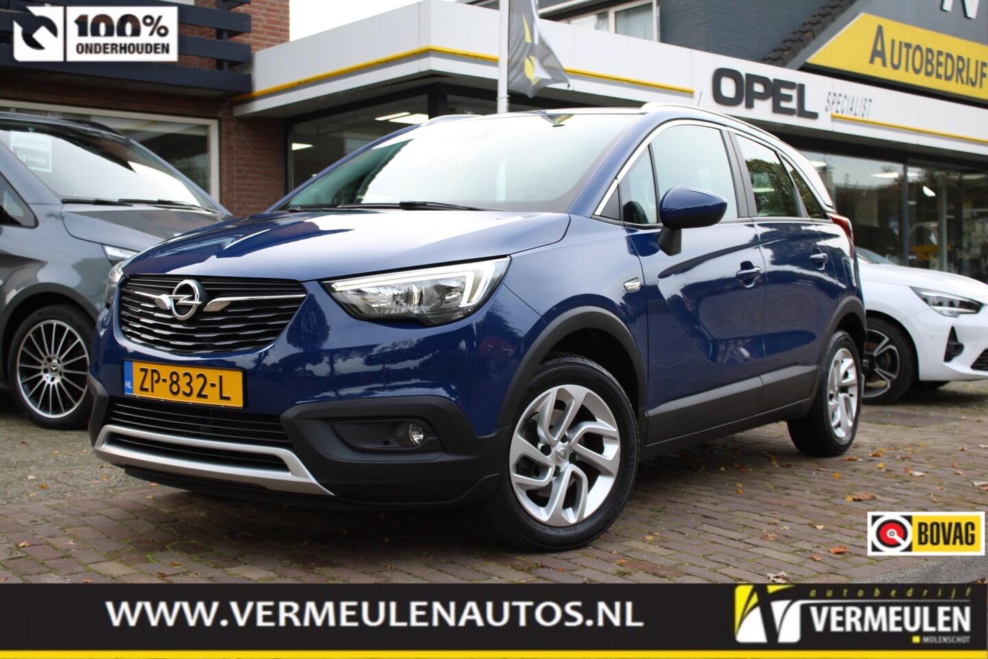 Opel Crossland X - 1.2 Turbo 110PK Innovation Automaat + 16"/ Navi/ Clima/ Cruise/ Trekhaak/ NL auto - AutoWereld.nl