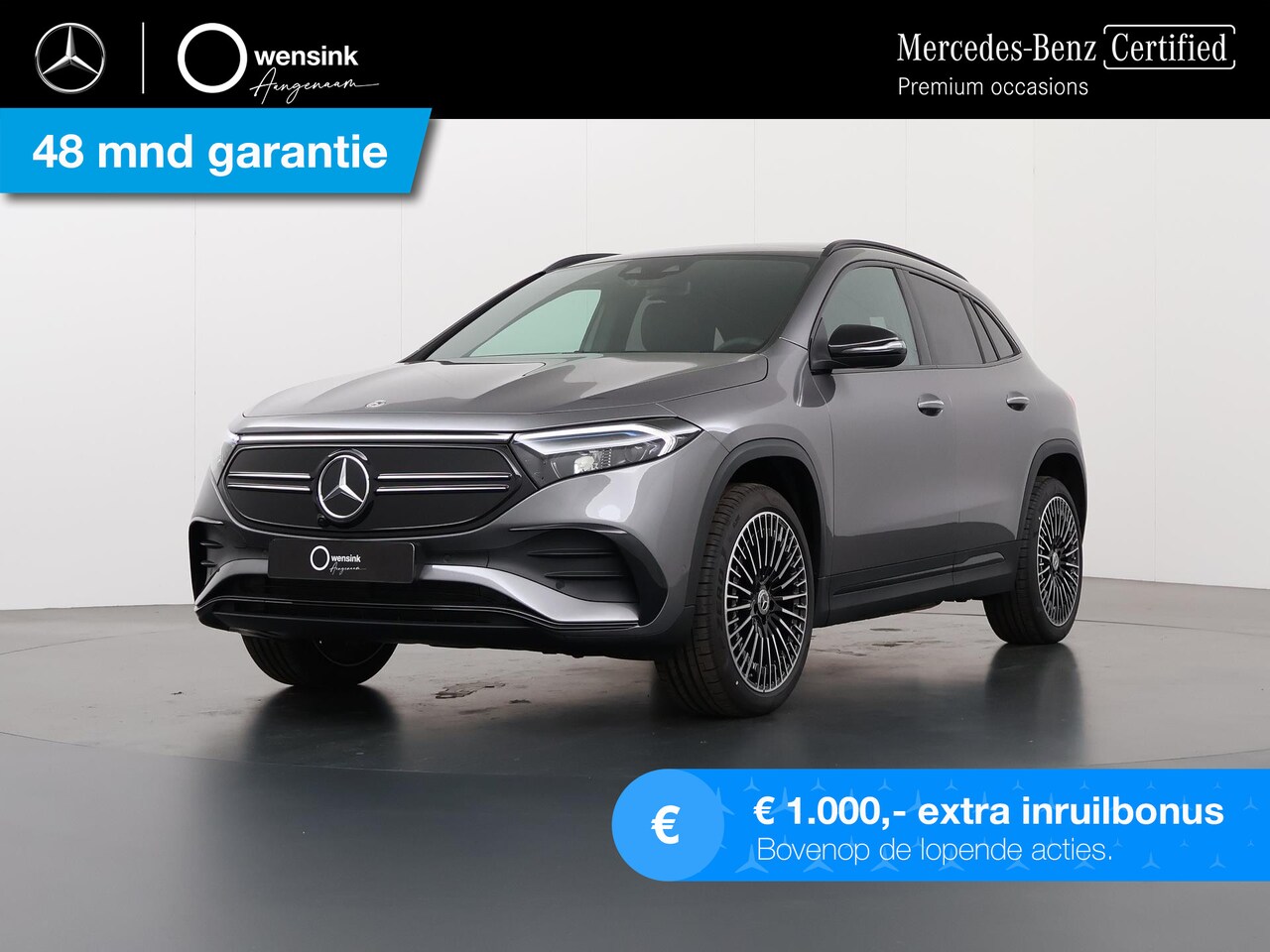 Mercedes-Benz EQA - 250+ AMG Line 71 kWh | Panoramdak | Nightpakket incl. 20'' | achteruitrijcamera | stoelver - AutoWereld.nl