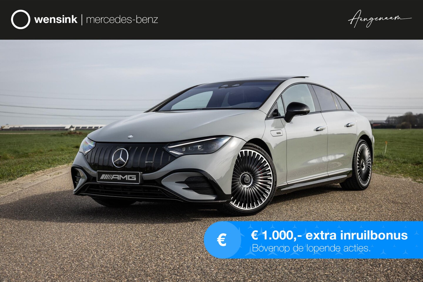 Mercedes-Benz EQE - 53 4MATIC+ Premium Plus AMG NIGHT | Nieuwprijs € 148.088,- | MBUX Hyperscreen | Head Up Di - AutoWereld.nl