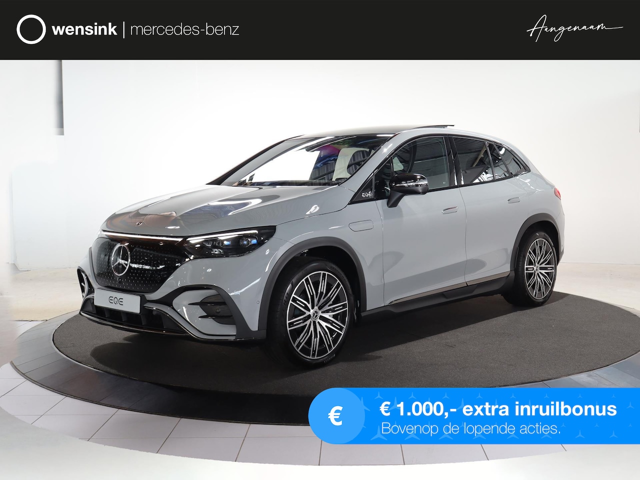 Mercedes-Benz EQE SUV - 350 4Matic AMG Line 91 kWh | Nightpakket | AMG Line Premium plus | Alpine grey | 360°-came - AutoWereld.nl